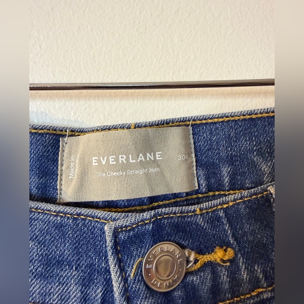 Everlane Cheeky Straight Jean size 30 NWT - Picture 4 of 8